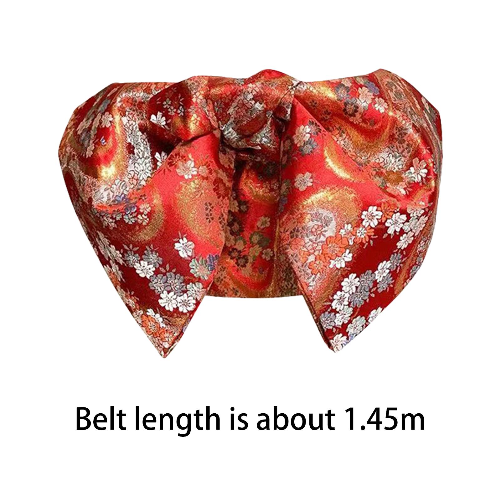 حزام أوبي ياباني تقليدي للنساء - مراجعة Bow Tie Pre Tied وسعره